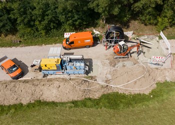 Erfolgreiche Verlegung von Schutzrohren unter der A9 bei Ingolstadt - DE