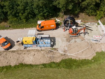 Erfolgreiche Verlegung von Schutzrohren unter der A9 bei Ingolstadt - DE